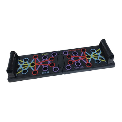 ✨ Foldable Push-Up Board — Color-Coded Design for Targeted Upper-Body Workouts! ✨