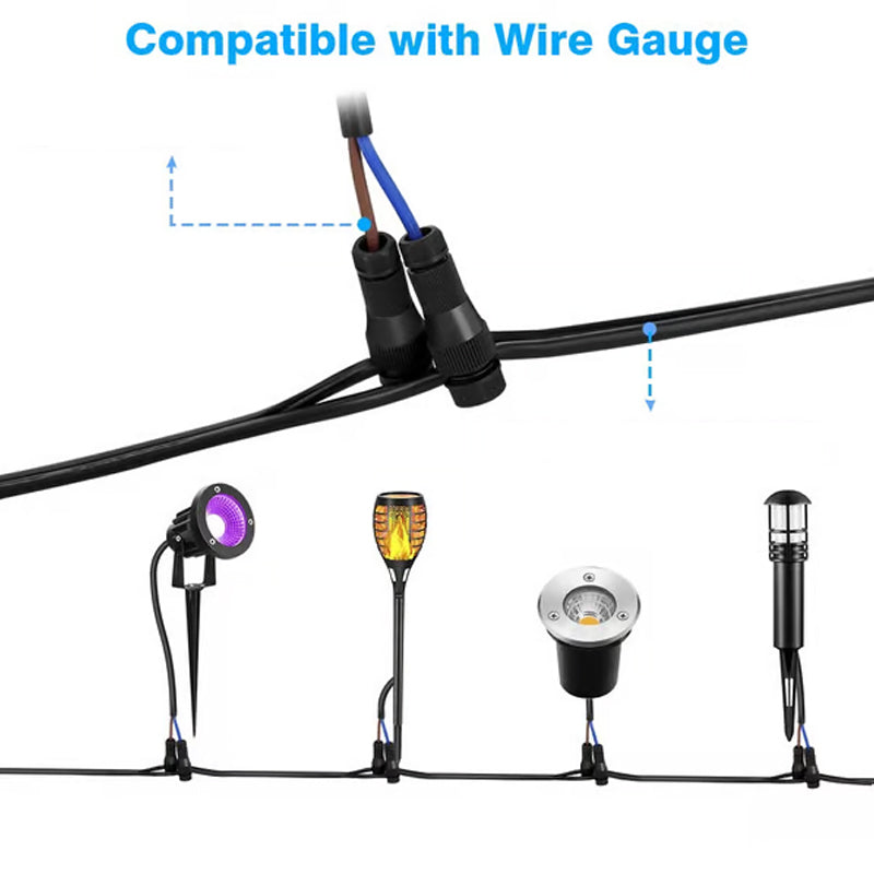 🔌 Water-Resistant Low-Voltage Wire Connector – Safe & Stable for Outdoor Low-Voltage Projects!