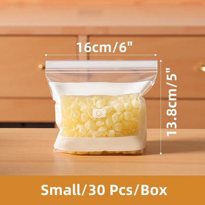 📢📢50% OFF !! ⏰Transparent Food-Grade Reinforced Double-Seal Bags