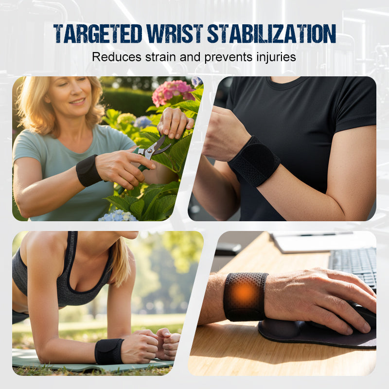 Unisex Adjustable Compression Wrist Support Band
