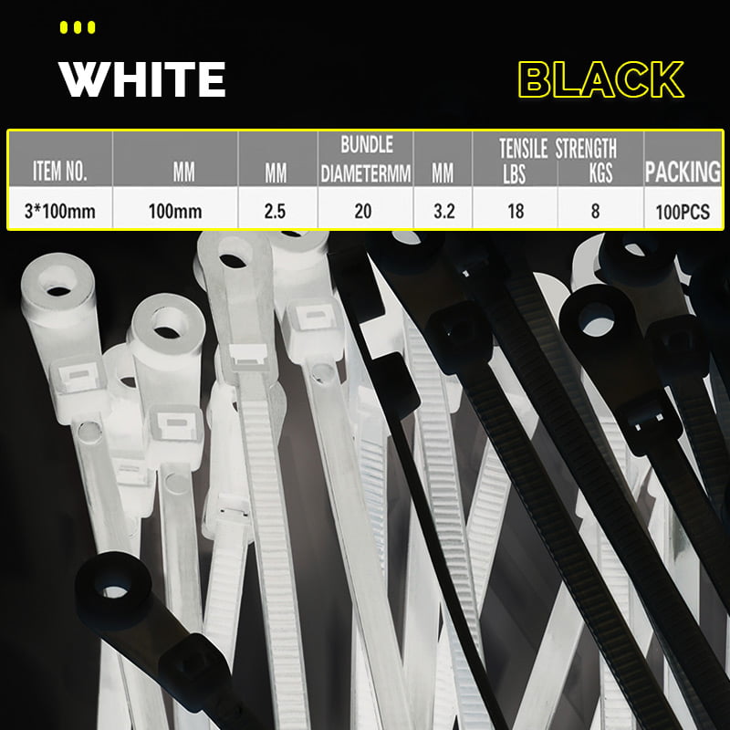 Screw Hole Cable Ties