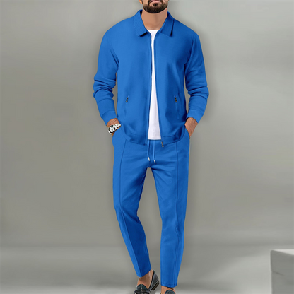 ⏳Time-Limited Special⏰Men’s Stylish Lapel Jacket & Jogger Pants 2-Piece Set