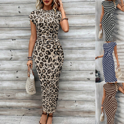 🔥2026 New Arrival🥰Women's Elegant Tie Waist Dress
