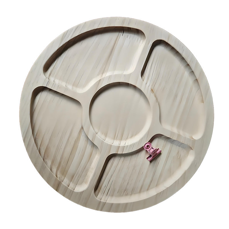 🏆Hot Sale⚡Puzzle Serving Tray - Wood with Removable Compartments