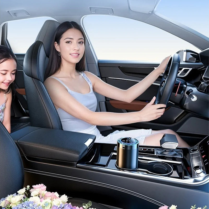 Smart Car Diffuser Set with Light & Spray Modes