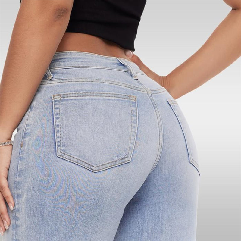 🔥LAST DAY SALE 50% OFF✨⚡ 50K+ SOLD! 🎁Mid-low Rise Baggy Jeans Stretchy Wide Leg for Women