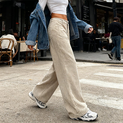 💥 Flash Sale! Storewide Clearance Event 💥Women's Casual Loose-Fit High-Waisted Pants