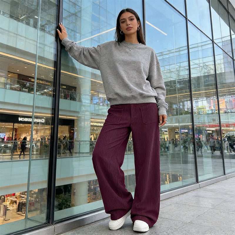 💥 Flash Sale! Storewide Clearance Event 💥Women's Casual Loose-Fit High-Waisted Pants