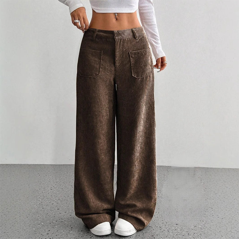 💥 Flash Sale! Storewide Clearance Event 💥Women's Casual Loose-Fit High-Waisted Pants