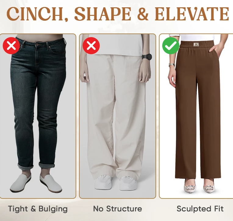 🌷LAST DAY SALE 50% OFF!!💥Perfect Drape High Rise Pull-On Stretch Pants