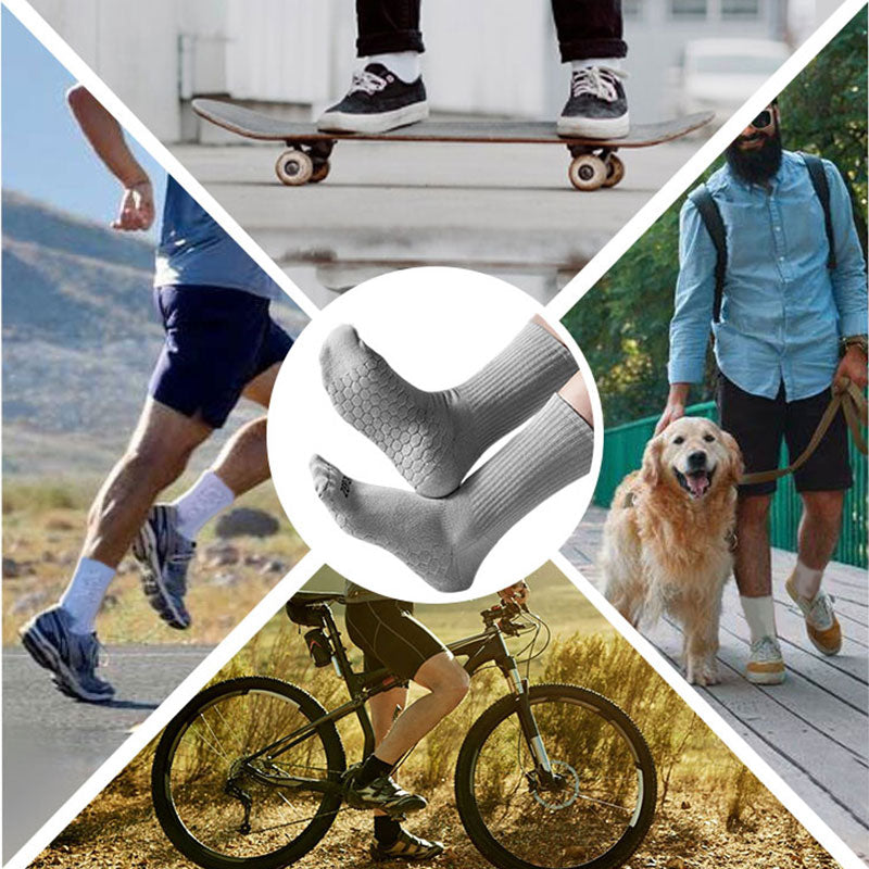 Pure Cotton Antibacterial Sports Socks for Men