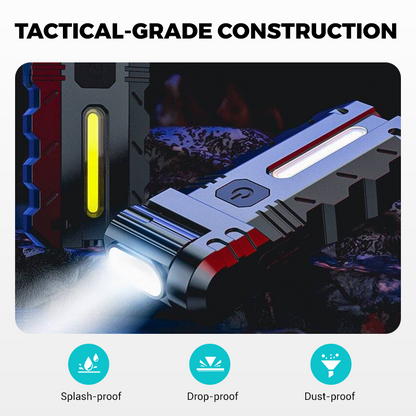 LED work light with 180° rotating head