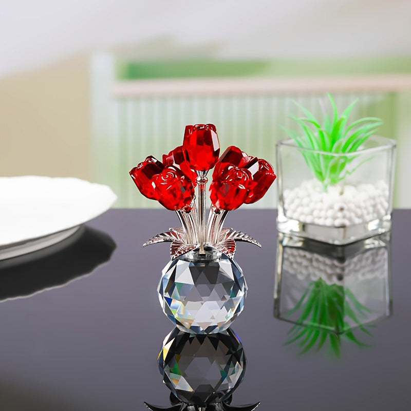 💎 50% OFF! 💎 Everlasting Crystal Rose in Vase – Handcrafted Sparkling Keepsake, Fade-Resistant & Perfect Gift 🌹✨