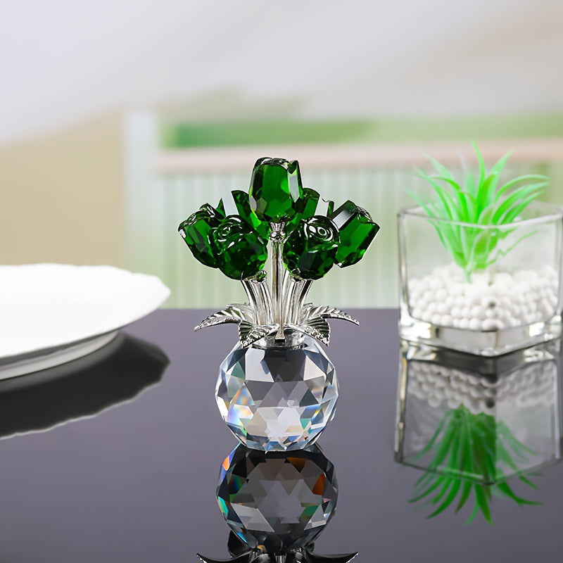 💎 50% OFF! 💎 Everlasting Crystal Rose in Vase – Handcrafted Sparkling Keepsake, Fade-Resistant & Perfect Gift 🌹✨
