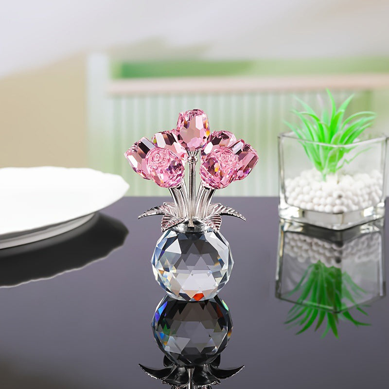 💎 50% OFF! 💎 Everlasting Crystal Rose in Vase – Handcrafted Sparkling Keepsake, Fade-Resistant & Perfect Gift 🌹✨