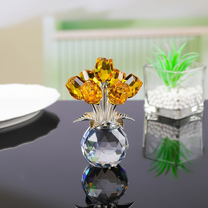 💎 50% OFF! 💎 Everlasting Crystal Rose in Vase – Handcrafted Sparkling Keepsake, Fade-Resistant & Perfect Gift 🌹✨