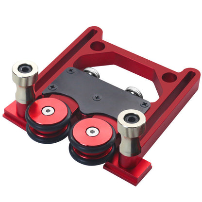 Adjustable Dual-Roller Feed Guide for Table Saw