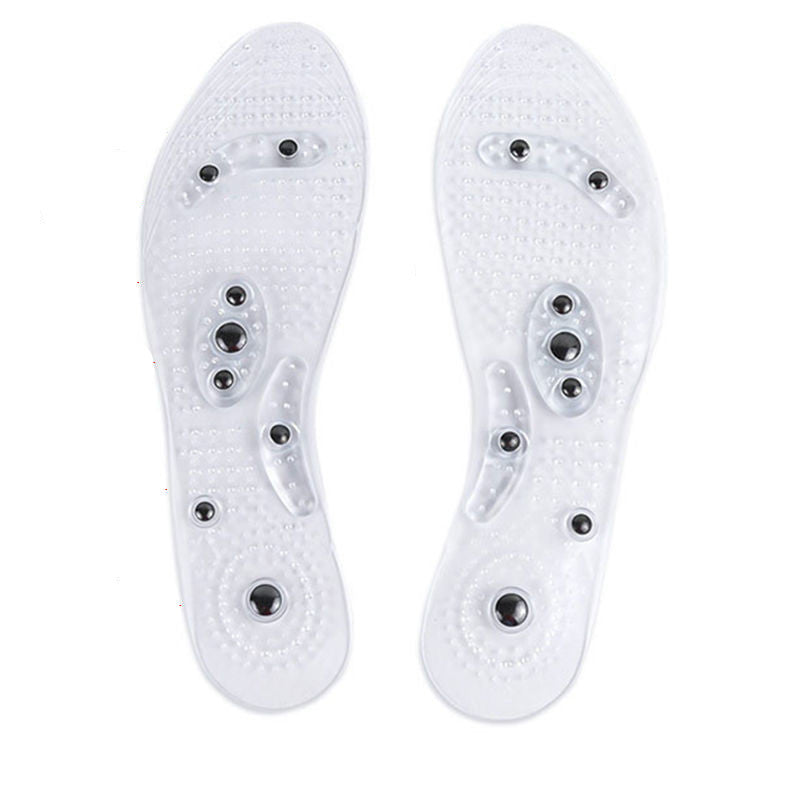 Massage insoles with magnetic therapy