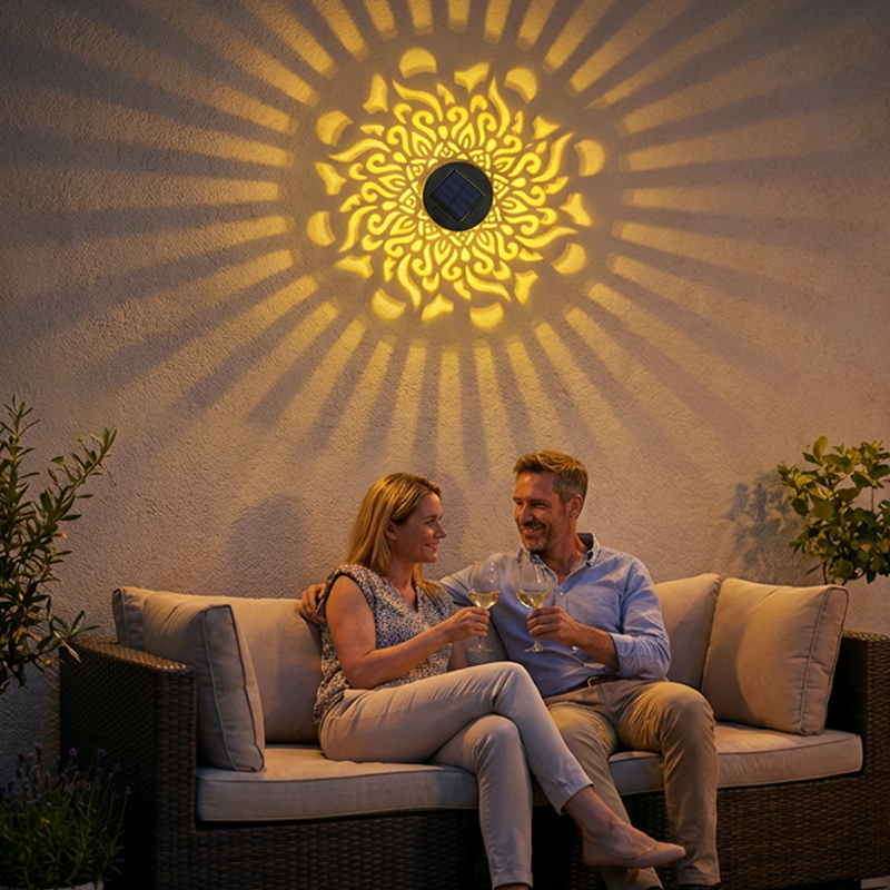 💡💓Surprise Price🔥Solar-Powered Mandala Projector Light🎁🏠6