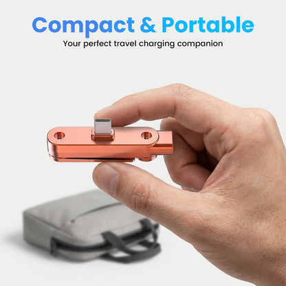 🔋 50% OFF! ⚡ Fast-charging adapter with a 360° rotating phone mount—universally compatible, compact design, and hands-free use 📱