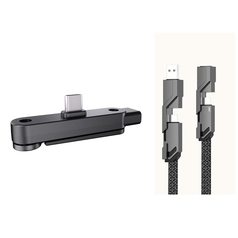 🔋 50% OFF! ⚡ Fast-charging adapter with a 360° rotating phone mount—universally compatible, compact design, and hands-free use 📱