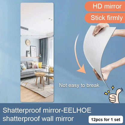 💎 50% OFF THE FLEXIBLE ACRYL MIRROR STICKER! 💎 Decorative 3D Surface, Easy to Apply ✨