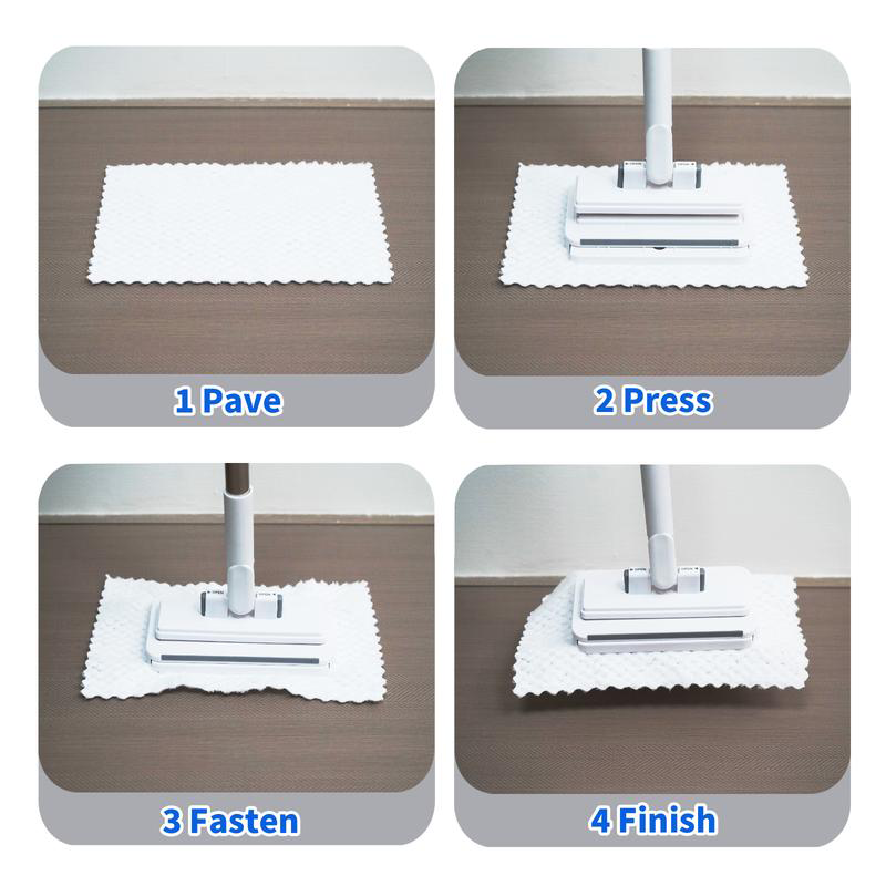 🧹50% OFF HOT SALE! Telescopic Long Handle Flat Dust Mop, Shark Tooth Lock Microfiber Cleaning Cloth Mop for Ceiling, Cabinet Top & Wall Deep Cleaning