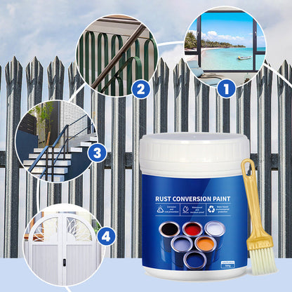 🛡️ 50% OFF NOW! 🎨 Weatherproof Rust Converter Paint – Turns Rust into Paintable Surface, Stops Corrosion & Blocks UV – No Sanding Needed ✨