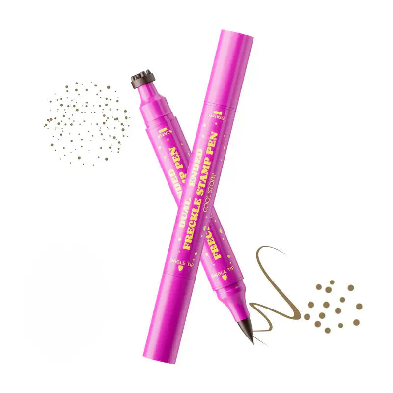 💗BUY 1 GET 1 FREE💗Waterproof Freckles Pen: Faux Freckle Stamp and Fine Tip Eyeliner for Realistic, Long-Lasting Freckles and Effortless Makeup, Perfect for Daily Wear and Cosplay