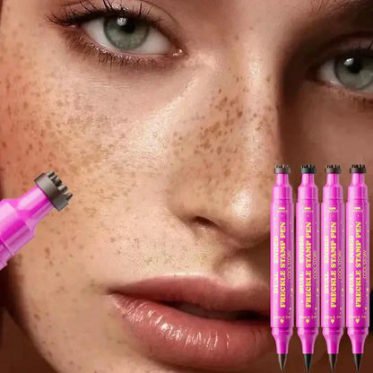 💗BUY 1 GET 1 FREE💗Waterproof Freckles Pen: Faux Freckle Stamp and Fine Tip Eyeliner for Realistic, Long-Lasting Freckles and Effortless Makeup, Perfect for Daily Wear and Cosplay