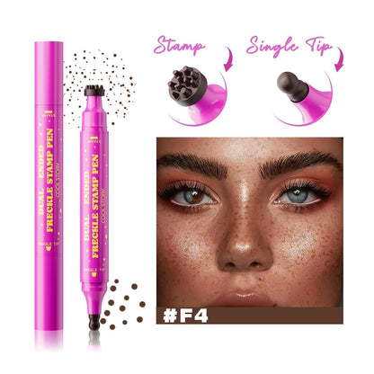 💗BUY 1 GET 1 FREE💗Waterproof Freckles Pen: Faux Freckle Stamp and Fine Tip Eyeliner for Realistic, Long-Lasting Freckles and Effortless Makeup, Perfect for Daily Wear and Cosplay