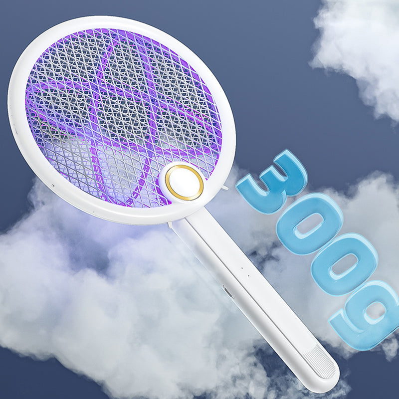 📢📢 50% OFF ⏰💎 Foldable Electric Mosquito Swatter with UV Attract Light – 3-in-1 Automatic Mosquito Killer🦟💡 Rechargeable, safe, ideal for home & travel.✅