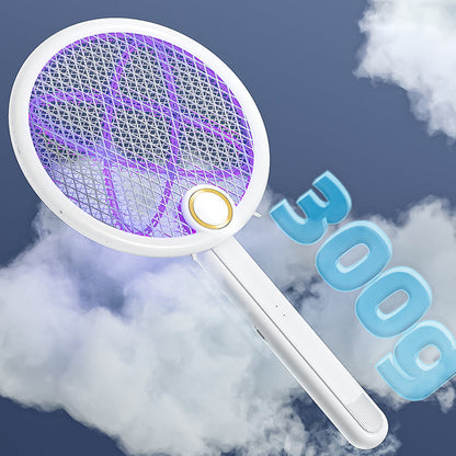 📢📢 50% OFF ⏰💎 Foldable Electric Mosquito Swatter with UV Attract Light – 3-in-1 Automatic Mosquito Killer🦟💡 Rechargeable, safe, ideal for home & travel.✅