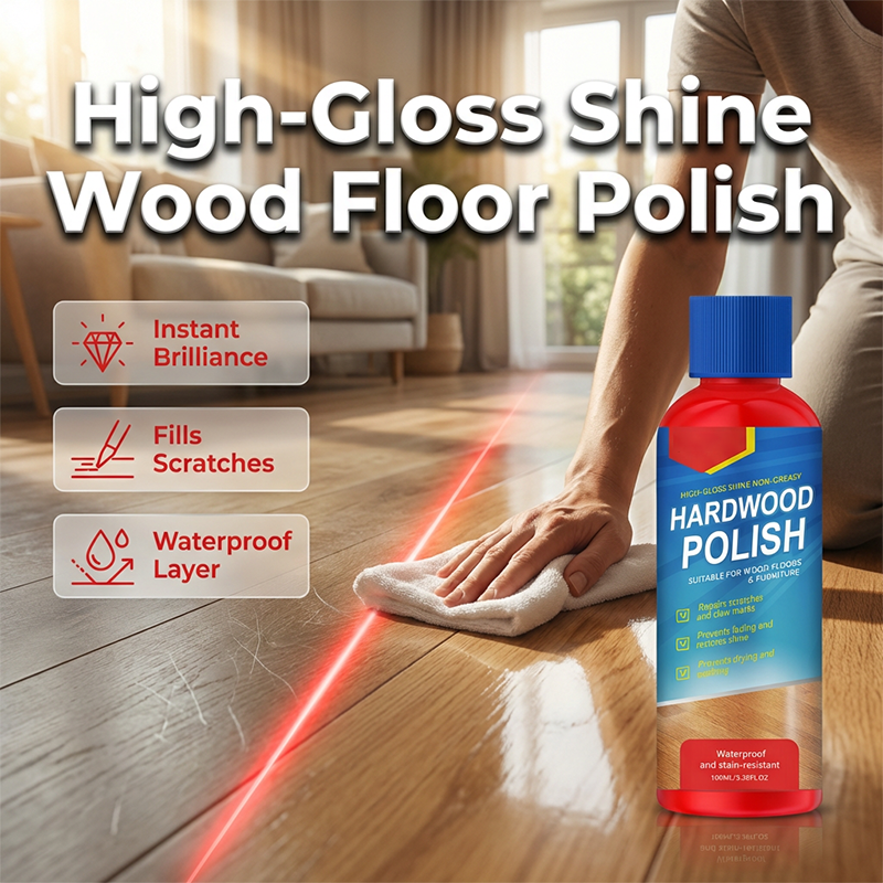 High-Gloss Shine Wood Polish for Floors