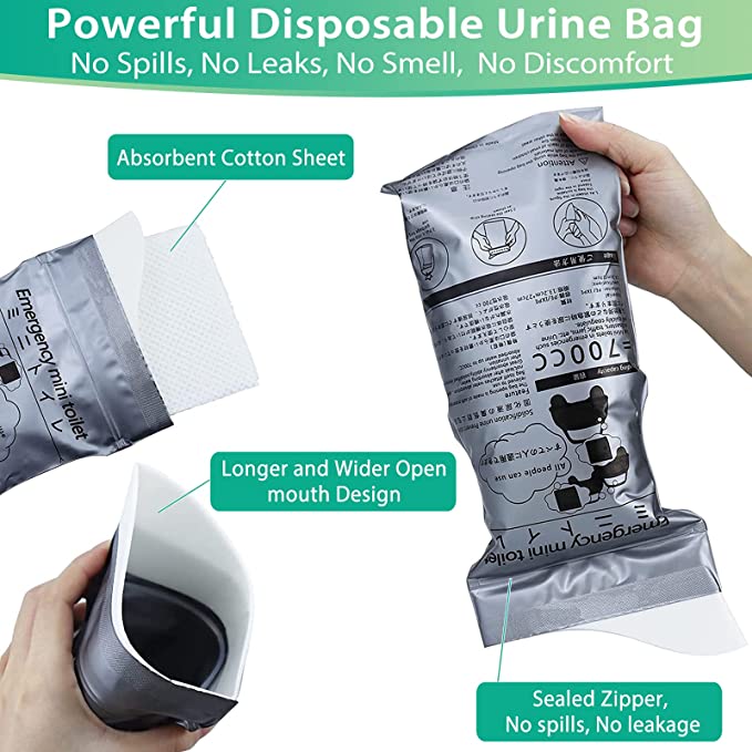 💥HOT SALE - 50% OFF🔥700ML Portable Travel Pee Bags