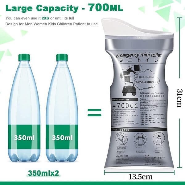 💥HOT SALE - 50% OFF🔥700ML Portable Travel Pee Bags