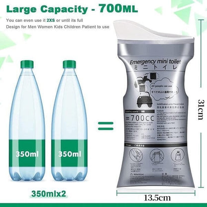 💥HOT SALE - 50% OFF🔥700ML Portable Travel Pee Bags
