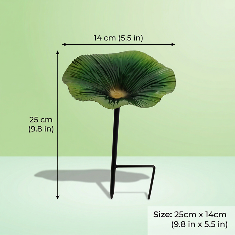 Vibrant Garden Flower Stake Bird Feeder