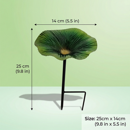 Vibrant Garden Flower Stake Bird Feeder