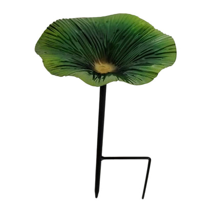 Vibrant Garden Flower Stake Bird Feeder