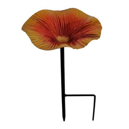 Vibrant Garden Flower Stake Bird Feeder