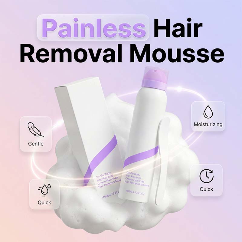 🧴New Arrival 50% OFF! 💖Gentle & Painless Hair Removal Cream Duo for Sensitive Skin Say Goodbye To Unwanted Hair Without Pain! 👋