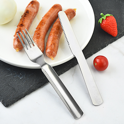 🥳2026 HOT SALE🥳💞50K+ SOLD!🍴🎒 50% OFF! 4-in-1 Stainless Steel Cutlery Set – Fork, spoon, knife & holder with bottle opener. Compact & travel-ready. Perfect for picnics & camping! 🏕️✨