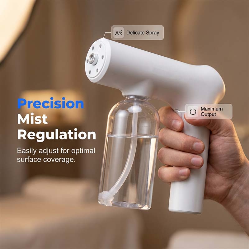 🦠🚫Cordless Nano Atomizer – Touchless Disinfecting & Blue Light 🧴💙