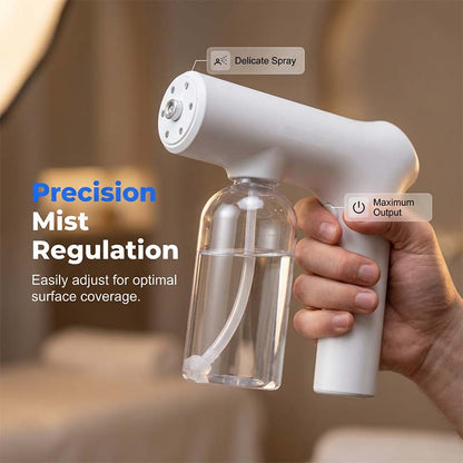 🦠🚫Cordless Nano Atomizer – Touchless Disinfecting & Blue Light 🧴💙