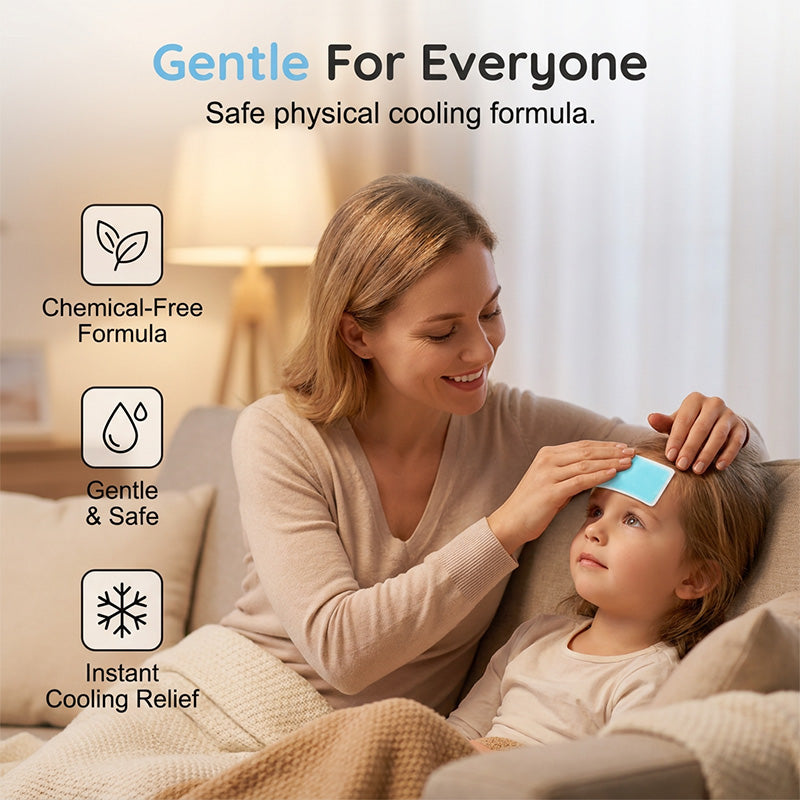 🥳SUMMER HOT SALE🥳💞50K+ SOLD!💥50% OFF! 🔥Gentle Skin-Friendly Instant Cooling Relief Patches