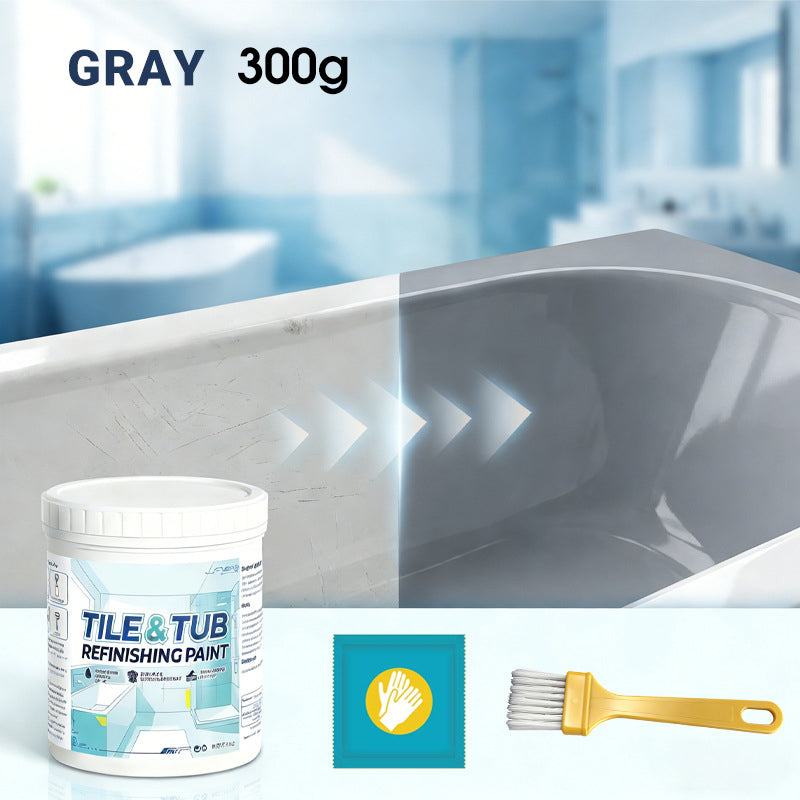 🥳HOT SALE🥳🛁🎨 50% OFF! Tile & Tub Refinishing Paint Kit – Waterproof, anti‑slip finish. Covers stains & cracks. Easy DIY, no pro needed. ✨🛡️