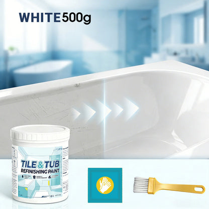 🥳HOT SALE🥳🛁🎨 50% OFF! Tile & Tub Refinishing Paint Kit – Waterproof, anti‑slip finish. Covers stains & cracks. Easy DIY, no pro needed. ✨🛡️