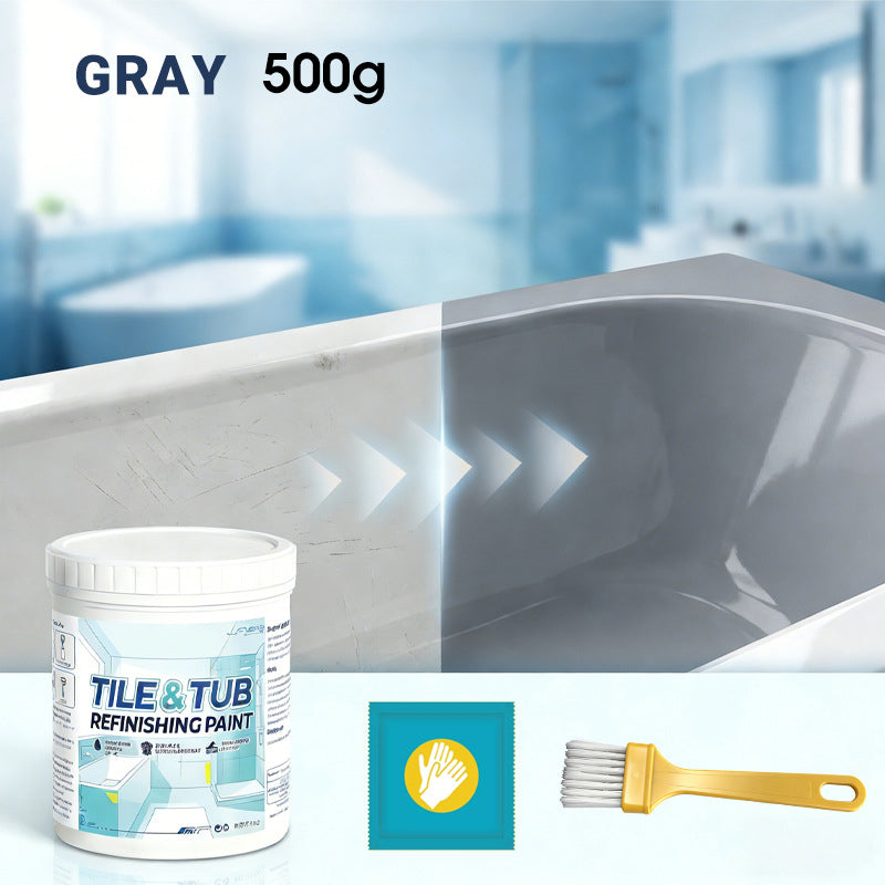 🥳HOT SALE🥳🛁🎨 50% OFF! Tile & Tub Refinishing Paint Kit – Waterproof, anti‑slip finish. Covers stains & cracks. Easy DIY, no pro needed. ✨🛡️