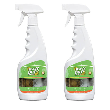 🍑50% OFF NOW ! ✨Heavy Duty Kitchen Degreaser Spray, Powerful Grease‑Melting Fast‑Acting Cleaner, Mild Peach Scent 500ml for Stove & Range Hood